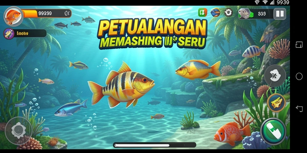 Tampilan gameplay memancing yang menakjubkan di 9939.