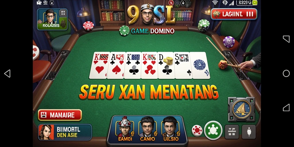 Tampilan gameplay seru dalam permainan Domino 99SL.