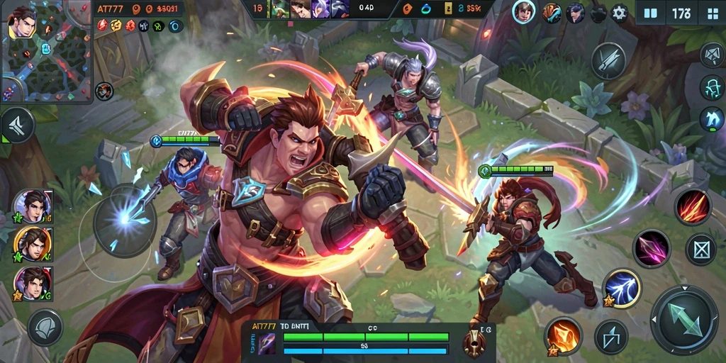 Gameplay menarik di AT777 dengan aksi strategi tim yang intens.