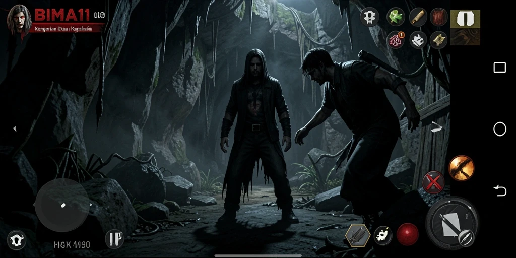 Menampilkan gameplay menegangkan di dunia kegelapan BIMA11.