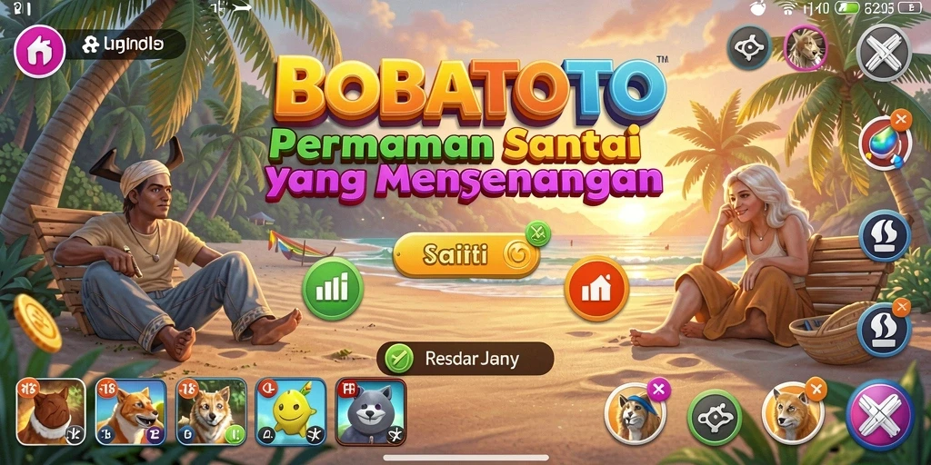 Tangkapan layar gameplay BOBATOTO yang ceria dan menghibur.