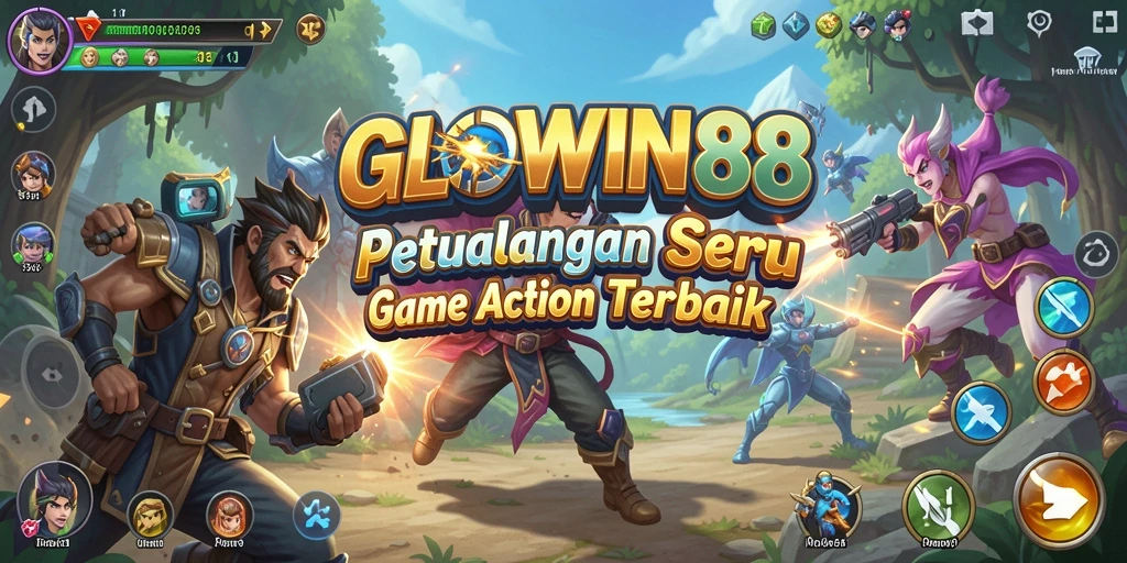 Gameplay seru GLOWIN88 dengan aksi yang mendebarkan.