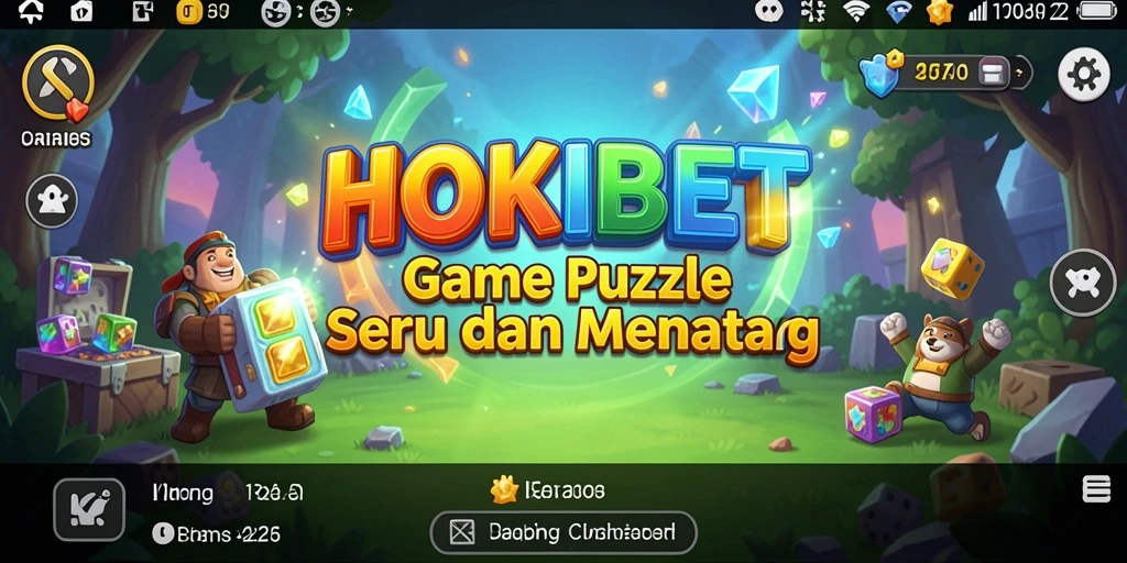 Screenshot HOKIBET menampilkan gameplay menantang dari berbagai level Puzzle.