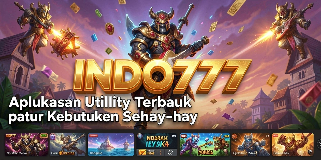 Tampilan antarmuka utama aplikasI INDO777 yang intuitif dan fungsional.