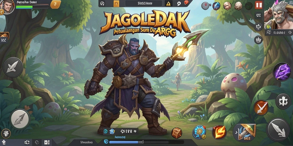 Screenshot JAGOLEDAK menampilkan aksi seru dalam pertempuran ARPG.