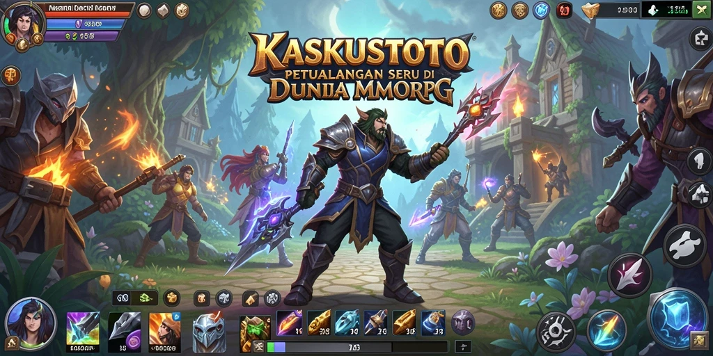Screenshot utama KASKUSTOTO menampilkan gameplay seru dalam dunia MMORPG.