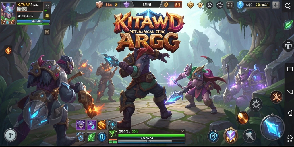 Tampilan gameplay epik di dunia <strong>KITAWD</strong> yang menakjubkan.