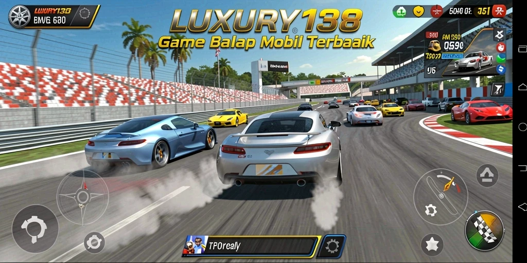 Tampilan gameplay menarik dari LUXURY138, sajikan balapan seru dan menegangkan.