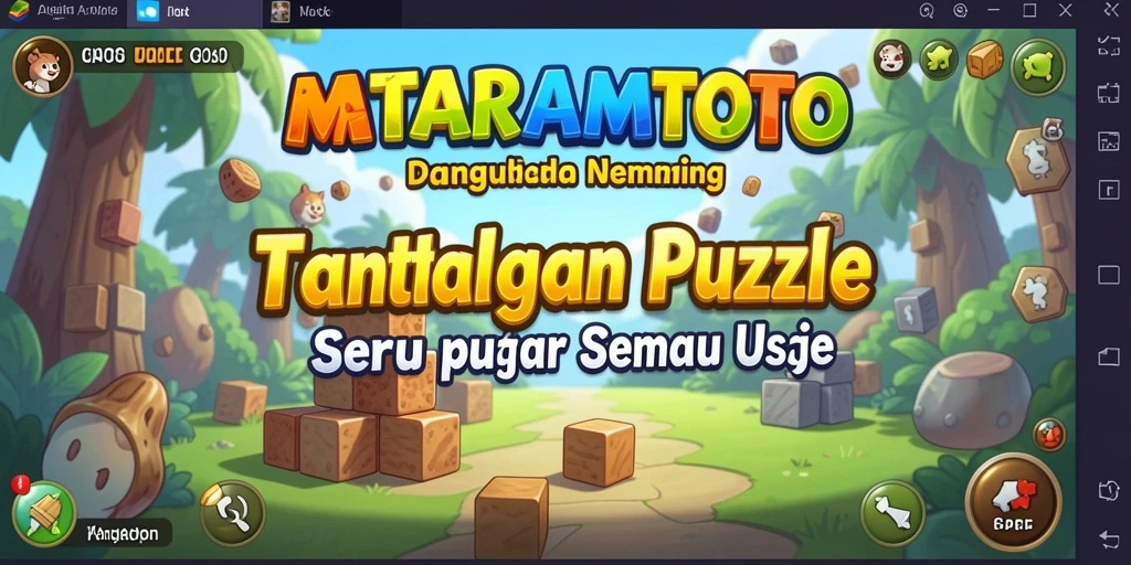 Tampilan gameplay seru dari MATARAMTOTO dengan tantangan puzzle menarik.