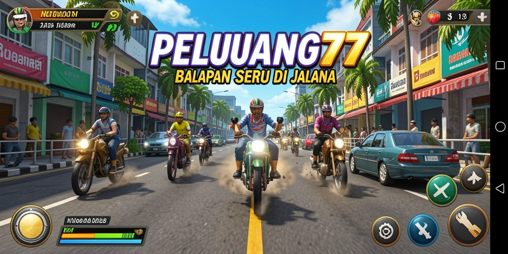 Tampilan menakjubkan dari balapan PELUANG77 yang mendebarkan.