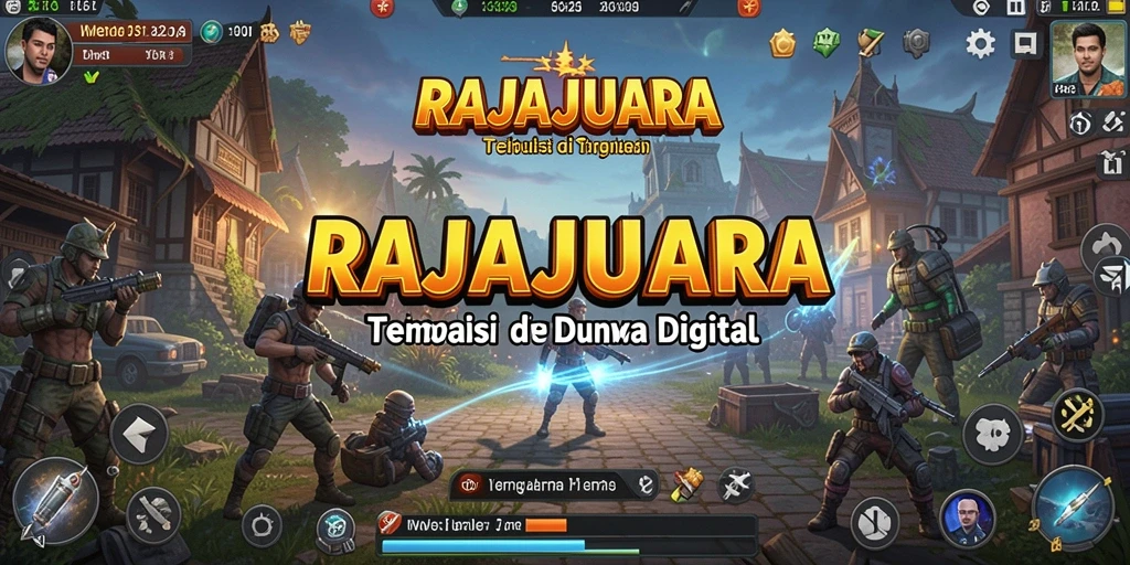 Tampilan gameplay menarik dari RAJAJUARA saat membangun dunia digital.