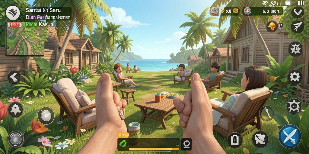 Screenshot utama RR33 menampilkan menghadirkan gameplay kasual yang menghibur.