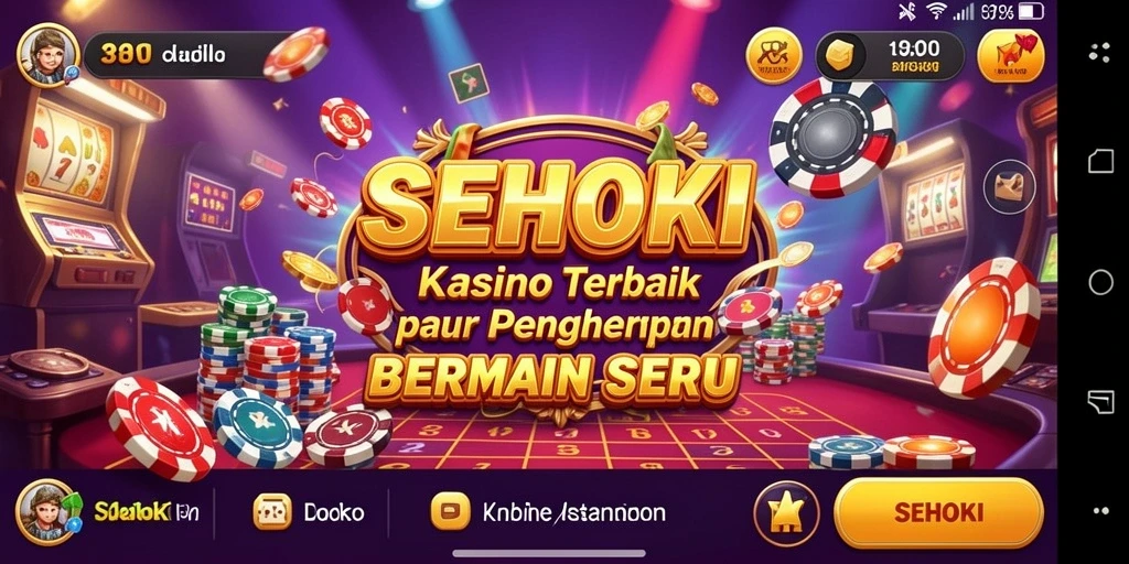 Screenshot gameplay SEHOKI menampilkan permainan Kasino yang seru dan menantang.