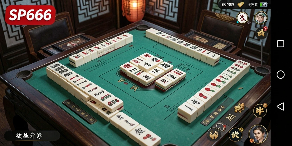 Tampilan permainan Mahjong yang asyik dan menantang di SP666.