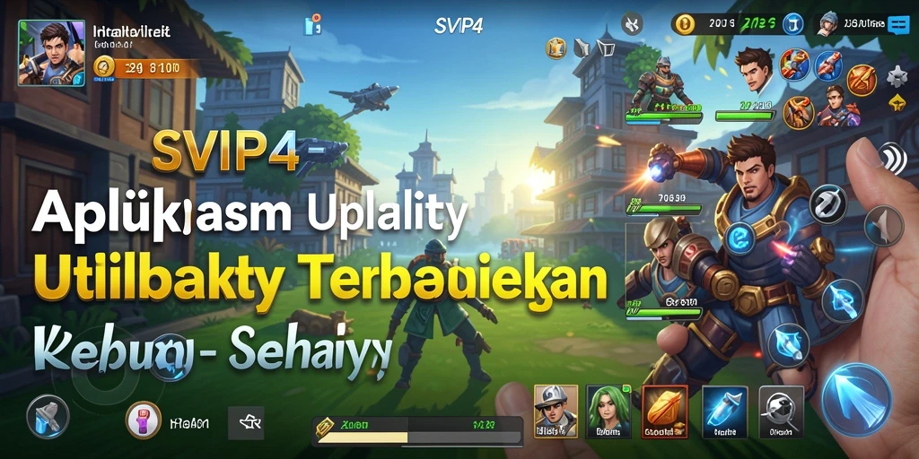Screenshot utama SVIP4 menampilkan antarmuka aplikasi Utility yang menarik.
