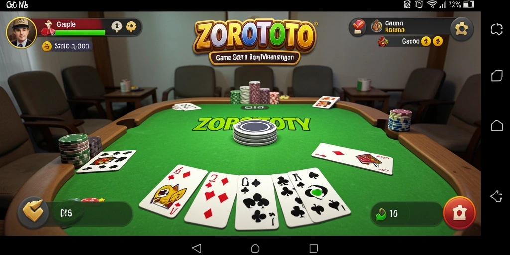 Tampilan gameplay seru dan interaktif dari ZOROTOTO.